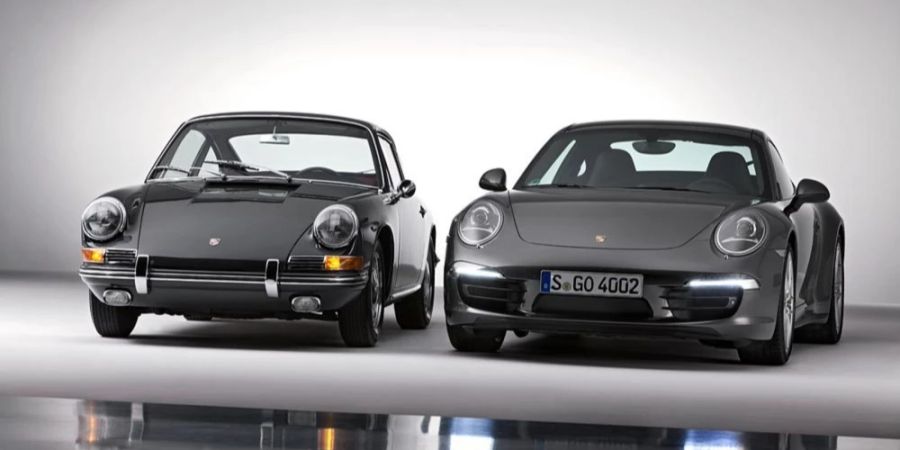 911 Modelle: Dazwischen liegen 60 Jahre Motorenentwicklung.