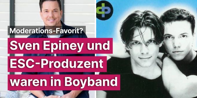 Moderations-Favorit? - Sven Epiney und ESC-Produzent waren in Boyband