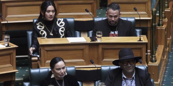 New Zealand Haka Protest