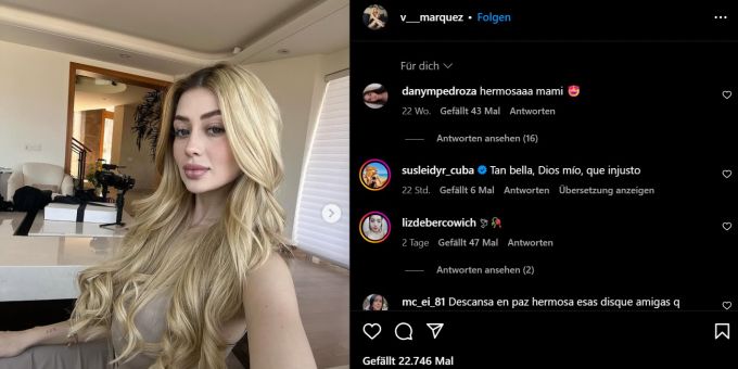 Die Influencerin Valeria Márquez wurde im Alter von 23 Jahren während eines Tiktok-Livestreams ermordet. Valeria Márquez Influencerin