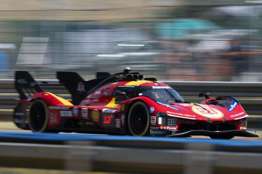 Der Ferrari 499P debütierte 2023 in der Hypercar-Klasse und gewann auf Anhieb die 24 Stunden von Le Mans.