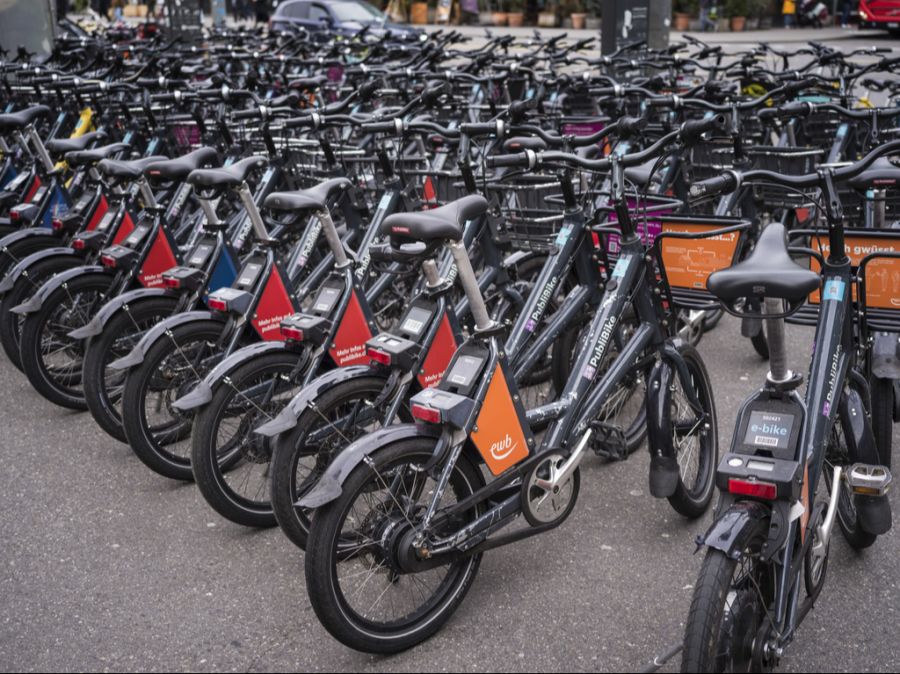 Bern hat dabei das grösste Angebot an Fahrrädern.