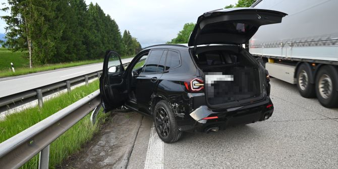 Kollision auf A13