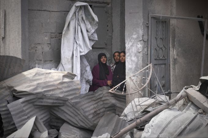 Israel hat Gaza erneut angegriffen. israel