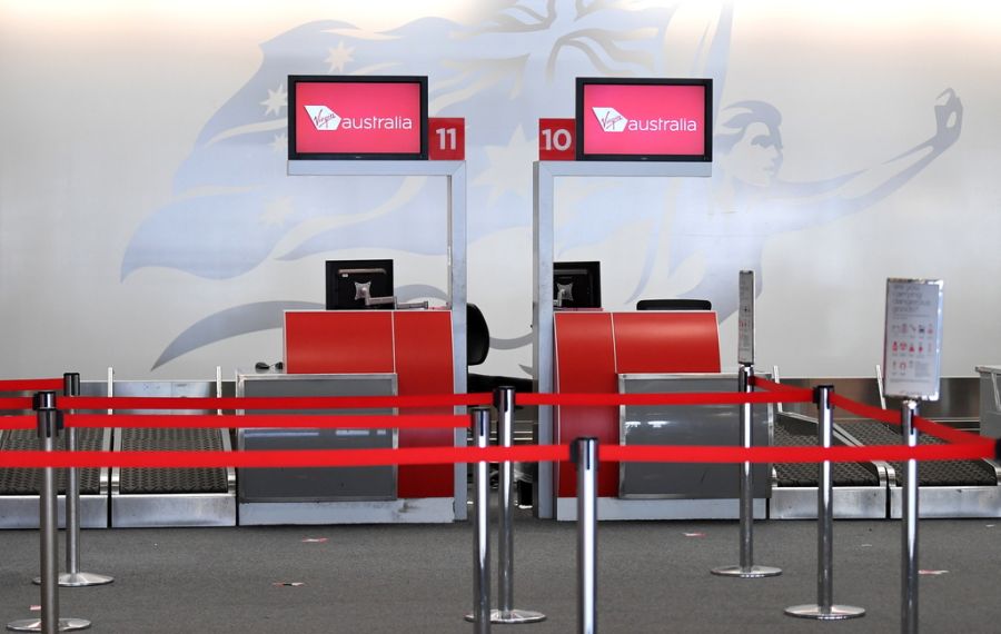 Schon vor dem Start musste «Virgin Australia» die erste von drei Toilette sperren.