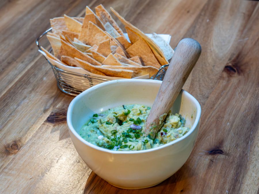 Guacamole BärnerBär Saftbar Tortillachips