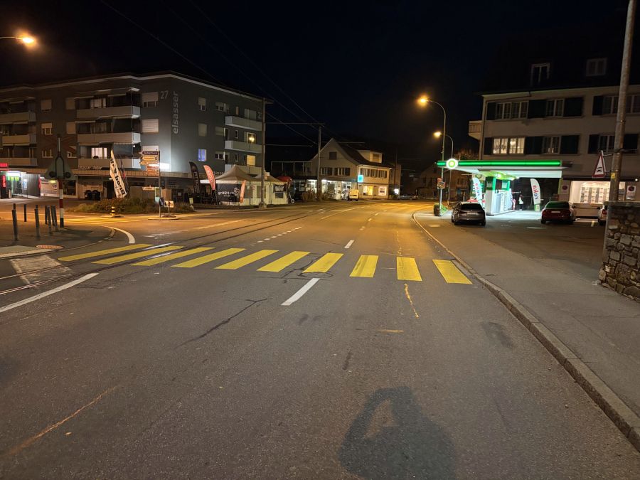 Unfallstelle Unterkulm