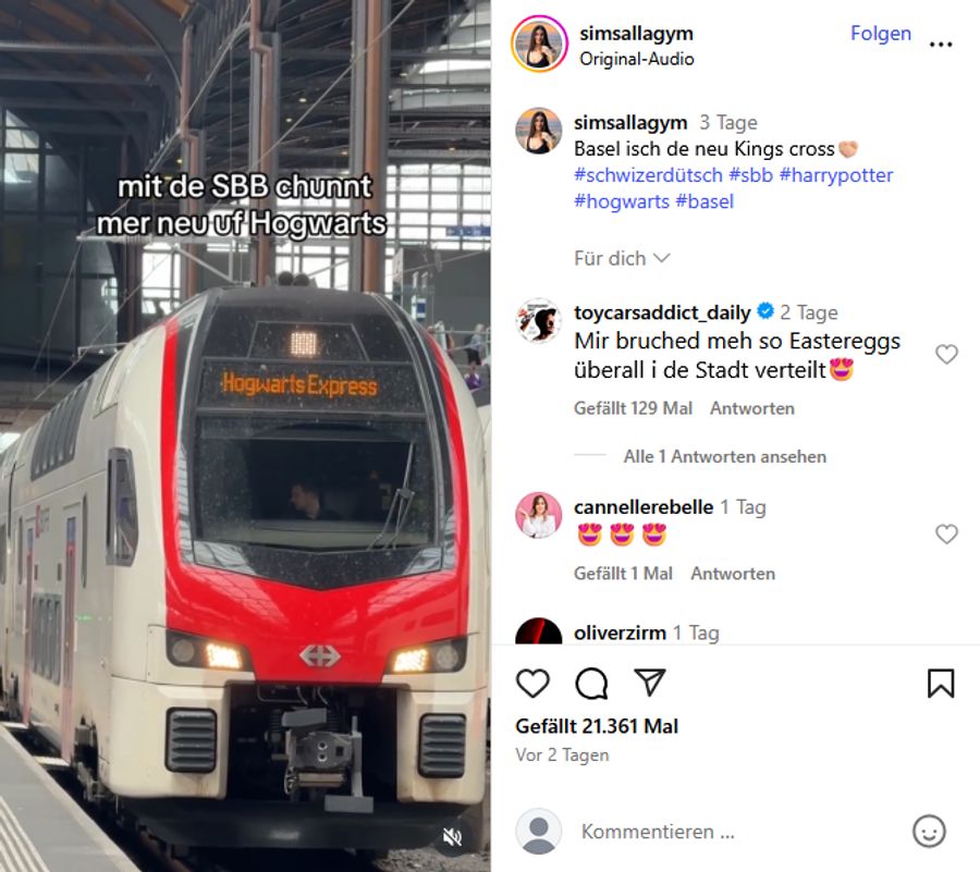 Zugführer Hogwarts Express Bahnhof