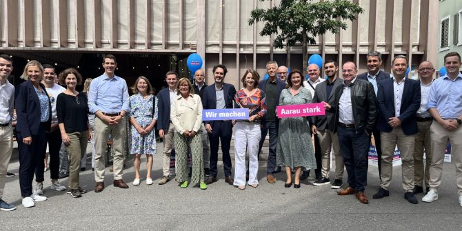 Gruppenfoto FDP Aarau