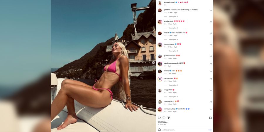 Alisha Lehmann FC Como