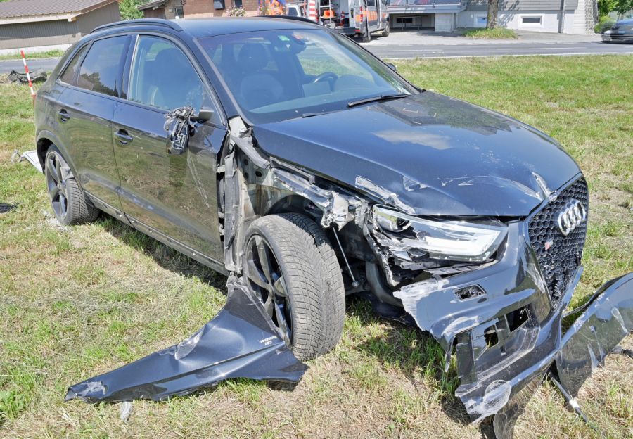 Beim Unfall entstand Sachschaden.