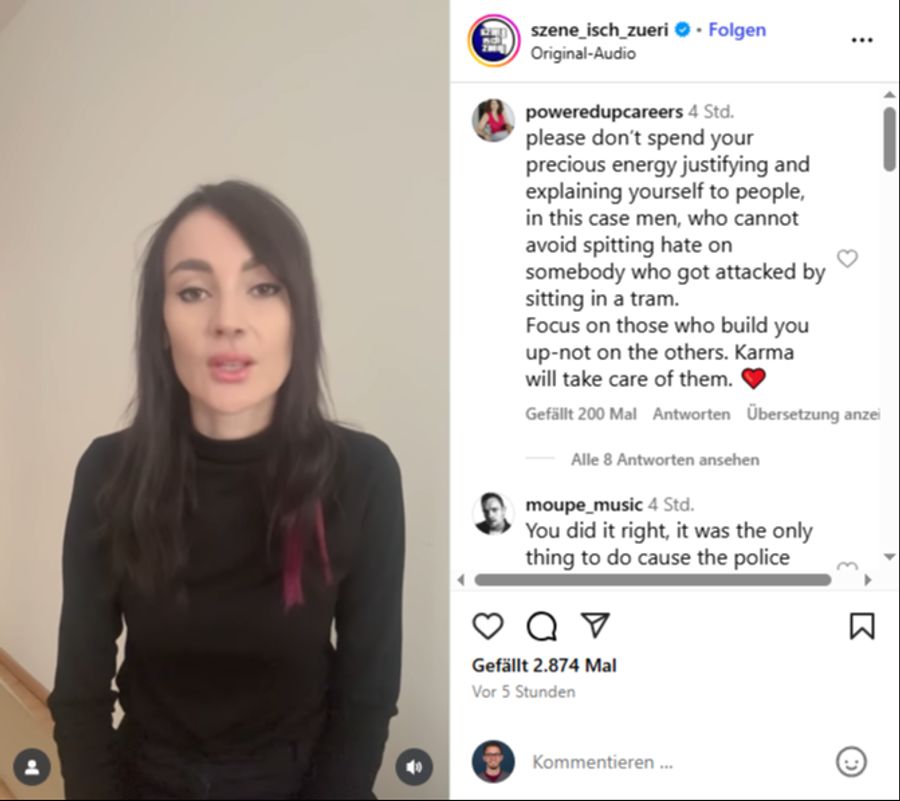 Die Frau begründet es in einem neuen Video damit, dass sie Beweise brauchte und andere Frauen warnen wollte.