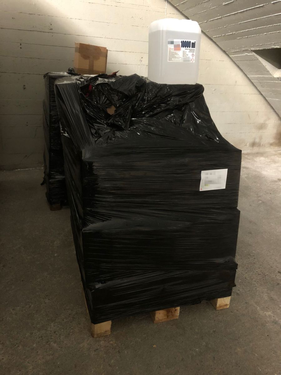 Im September 2019 stellten Zollbeamte eine Sendung mit 800 Kilogramm K.-o.-Tropfen sicher.