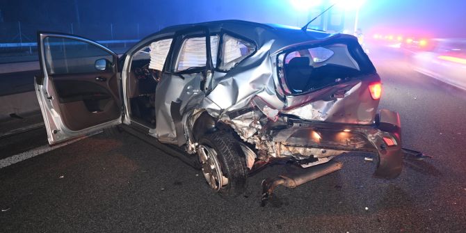 Auffahrkollision A13