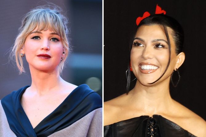 Jennifer Lawrence Kourtney Kardashian