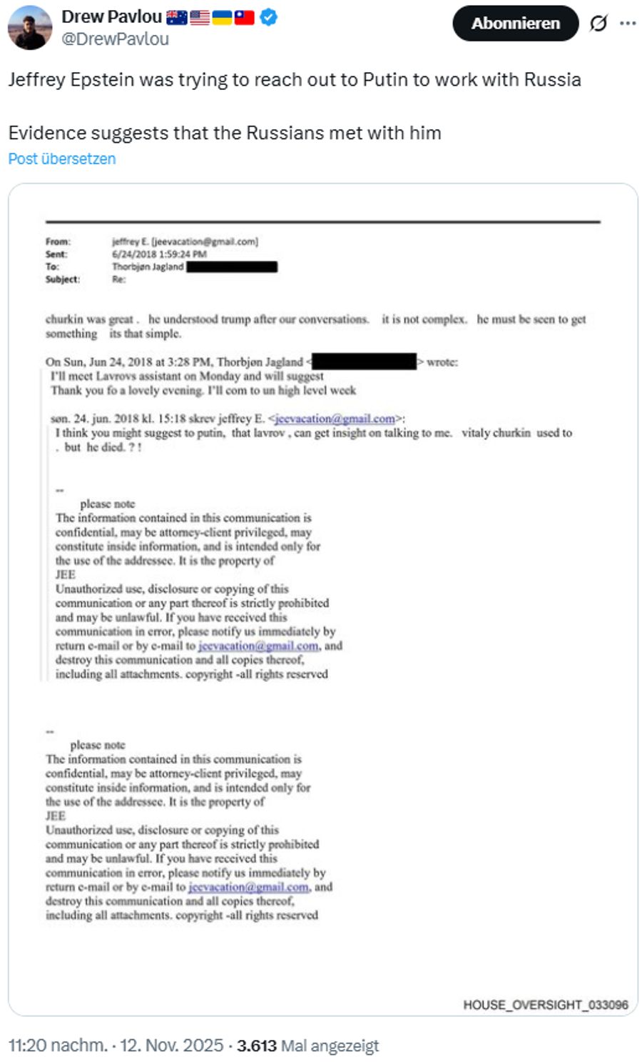 Jeffrey Epstein donald Trump