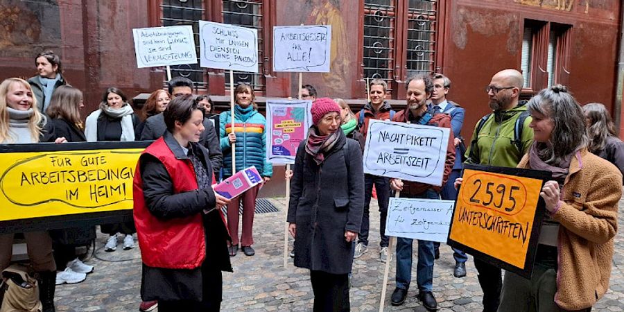 Heim Arbeitsbedingungen Petition