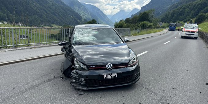 Verkehrsunfall in Nidfurn. Verkehrsunfall in Nidfurn