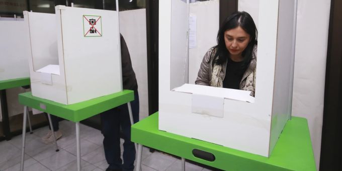 Richtungsweisend - Parlamentswahl in Georgien angelaufen