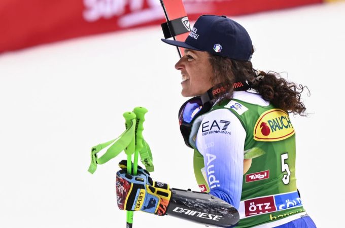 Der erste Seg in der neuen Saison geht an Federica Brignone. Federica Brignone