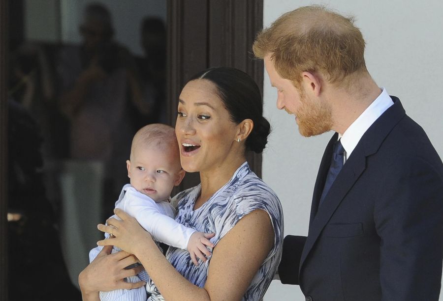 Prinz Harry und Meghan Markle mit Sohn Archie. Der Kleine ist inzwischen fünf Jahre alt.