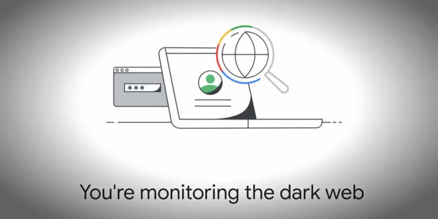 Google One Auszug Suchseite Monitoring