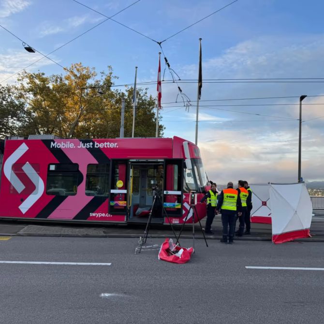 Zürich Tram Unfall