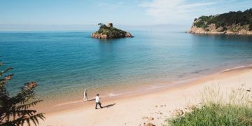 Jersey Kanalinsel Strand