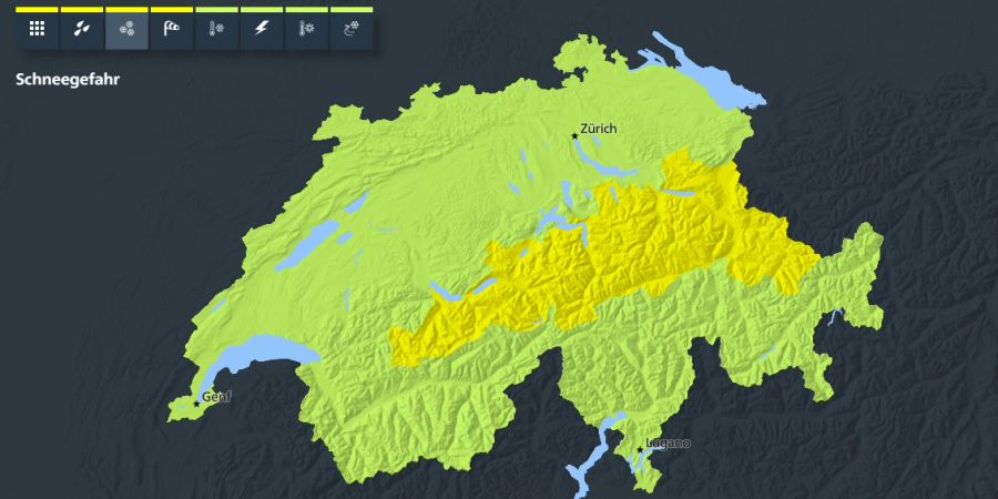 Schnee MeteoSchweiz Wetter