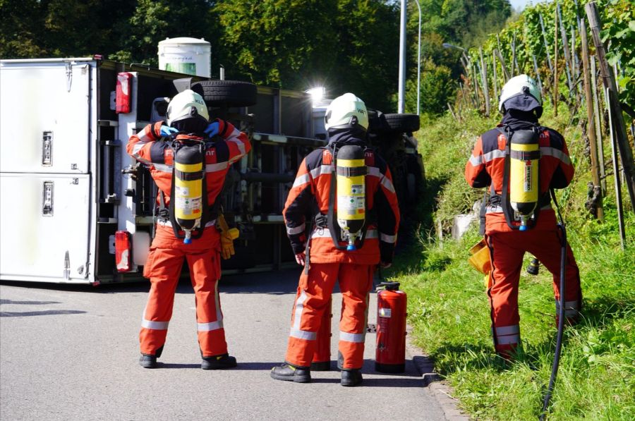 Unter anderem vor Ort war die Feuerwehr Stäfa.