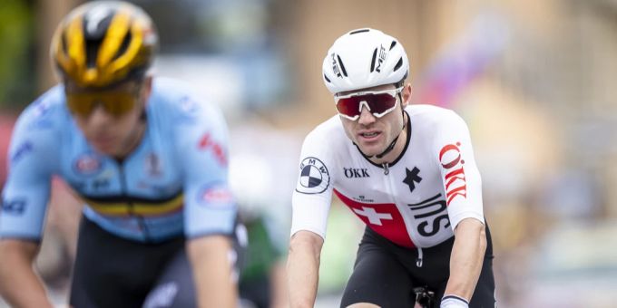 Marc Hirschi erreicht das Ziel beim Giro del Veneto auf Rang fünf (Archivbild). Marc Hirschi