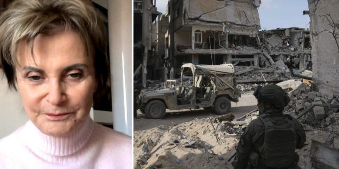Micheline Calmy-Rey kritisiert die Schweizer Doppelmoral im Nahostkonflikt. «Arena»