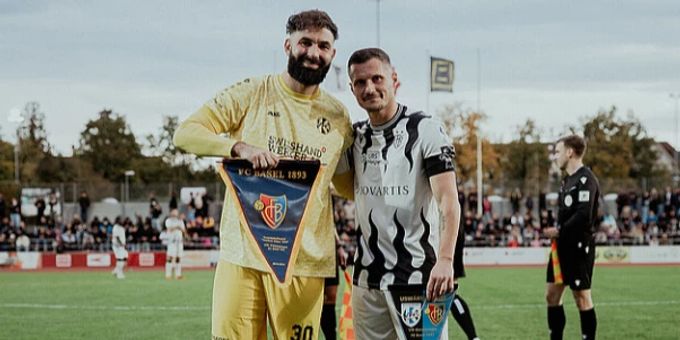Taulant Xhaka und der FC Basel bezwingen den VfR Kleinhüningen. FC Basel