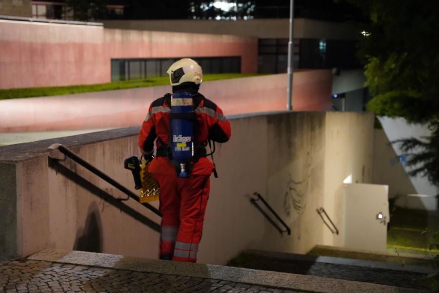 Auch ein Brandalarm wurde im EWZ-Unterwerk ausgelöst, weshalb die Feuerwehr ausrückte. Ein Brand wurde vor Ort aber nicht festgestellt.