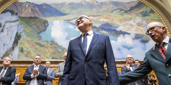 Hat alle in den Schatten gestellt: Der neue Mitte-Bundesrat Martin Pfister. Bundesrat