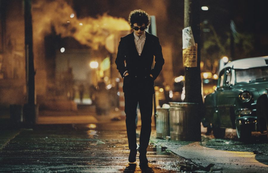 Timothée Chalamet als Bob Dylan in «A Complete Unknown».