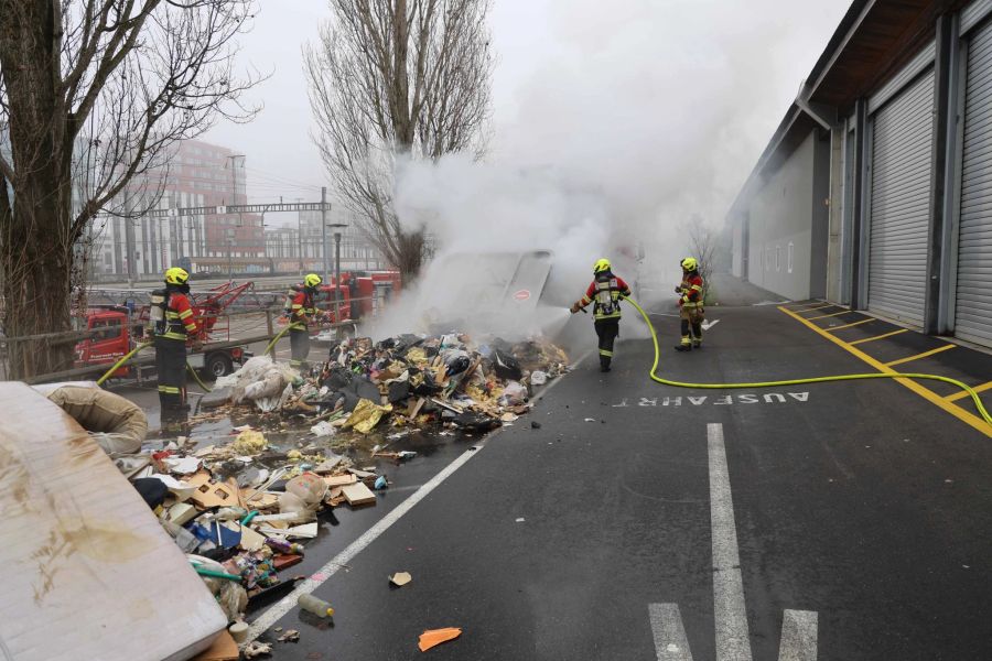 Die Feuerwehr konnte den Brand löschen.