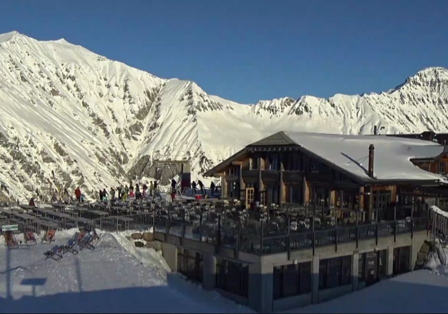 Die Bergstation Sillerenbühl in Adelboden. Hier scheint am Freitagmorgen – anders als im Flachland – die Sonne.