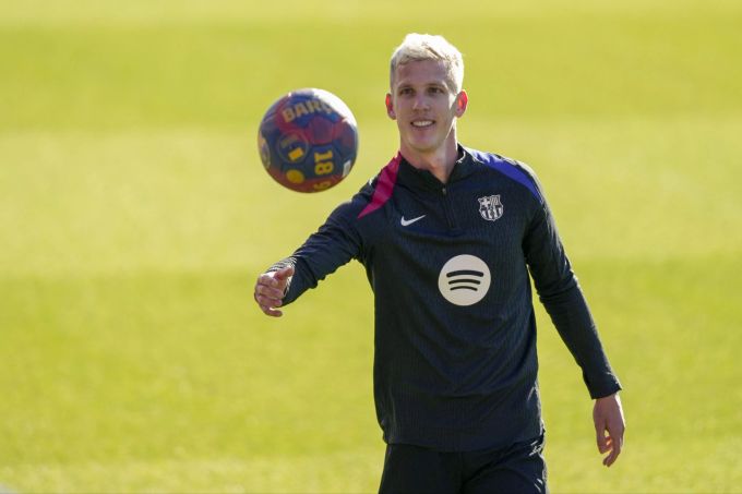 Dani Olmo darf für den FC Barcelona demnächst wieder auflaufen. Dani Olmo FC Barcelona