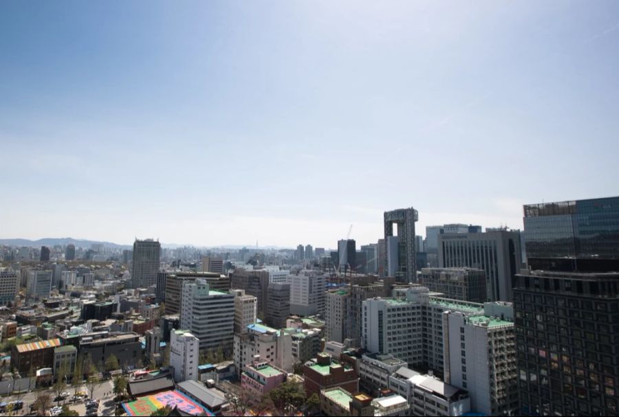 Die Strecke zwischen der südkoreanischen Hauptstadt Seoul (im Bild) und der Insel Jeju war die meistbeflogene Inlandstrecke.