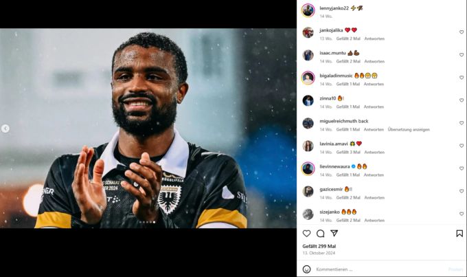 Lenny Janko kam vor der Winterpause zu zwei Teileinsätzen für den FC Aarau. FC Aarau