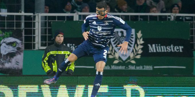 Davie Selke traf zum 1:1 für den HSV und später auch zum Siegtreffer Davie Selke traf zum 1:1 für den HSV und später auch zum Siegtreffer