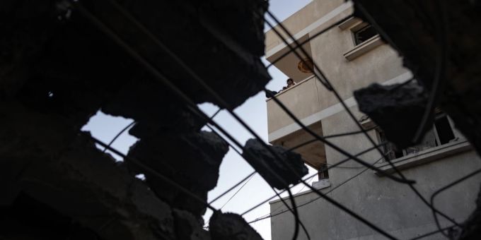 Israel soll bei einem Luftangriff einen Hamas-Kommandoposten zerstört haben. Luftangriff