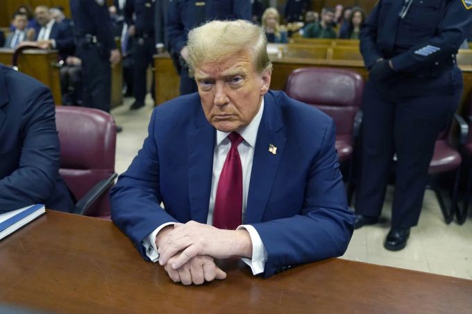 Donald Trump war in 34 Punkten für schuldig befunden worden. trump