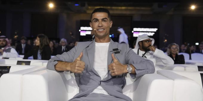 Cristiano Ronaldo bei den Globe Soccer Awards 2025. Cristiano Ronaldo