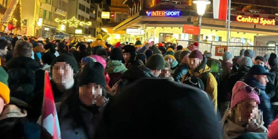 Lauberhorn gedränge