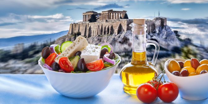 Salat Akropolis Olivenöl Griechenland