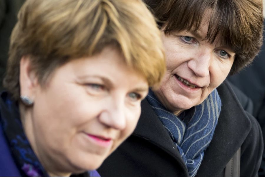 Die Walliserin Brigitte Hauser-Süess (rechts) ist eine enge Vertraute von Bundespräsidentin Viola Amherd. (Archivbild)