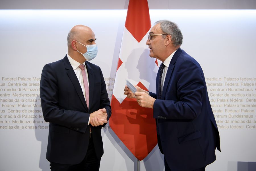 Alain Berset Guy Parmelin