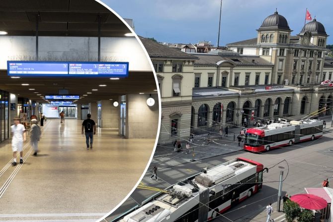 Das Bahnhofs-WC schliesst bereits um 22 Uhr. - Sandro Portmann